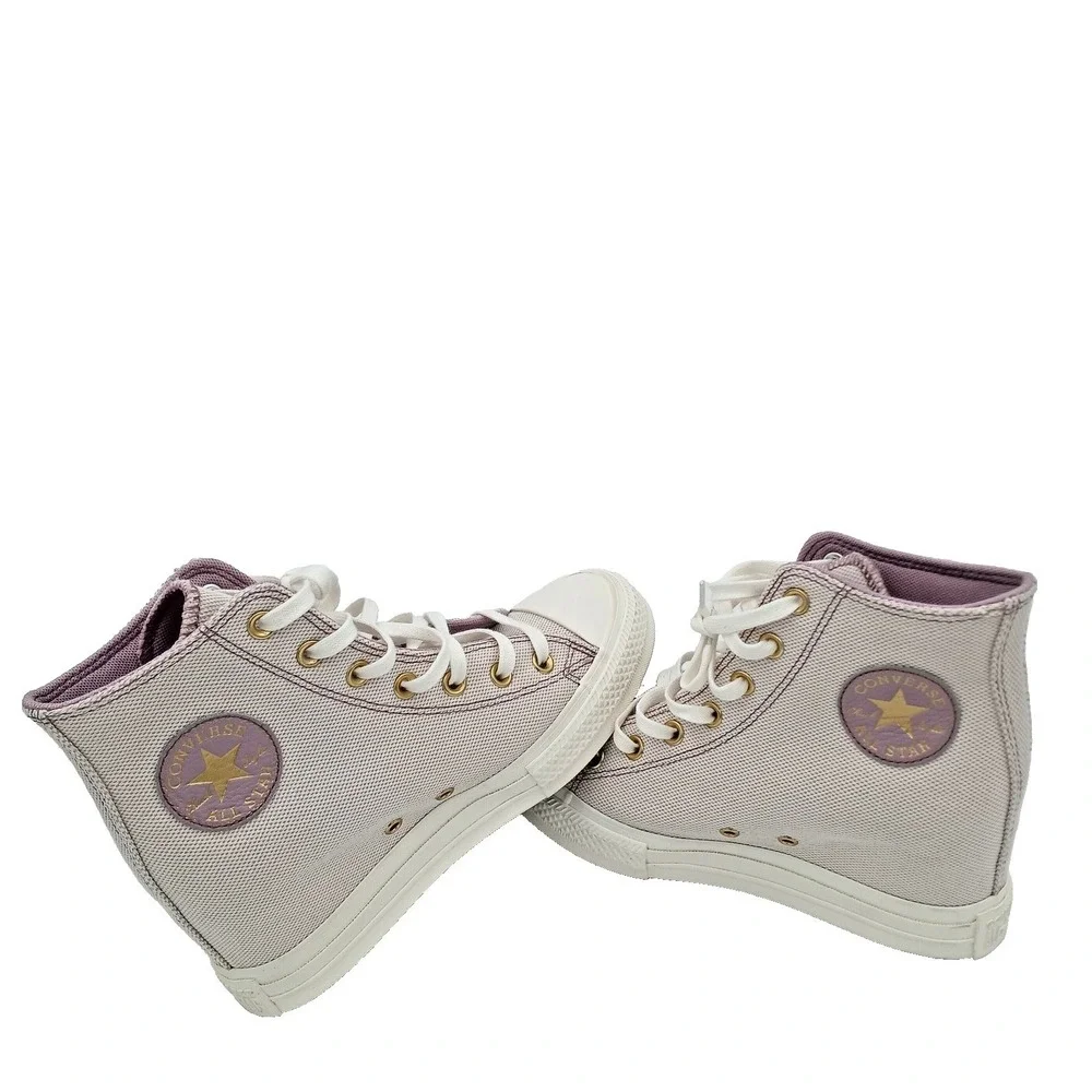 Converse Chuck Taylor All Star Wedge Platform Gold‎ A12763C Woman's Size 8